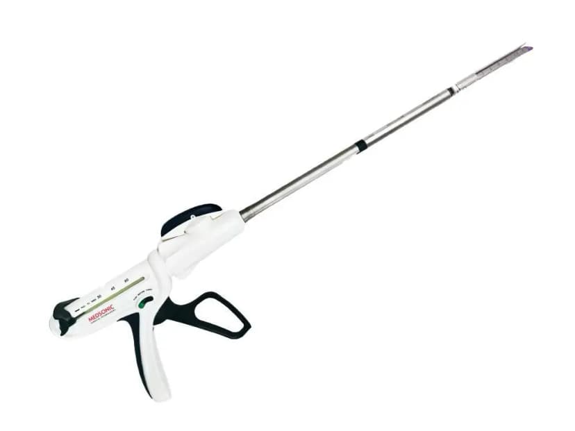 Image of 1st Generation Disposable Endoscopic Articulating Linear Stapler and Cartridge